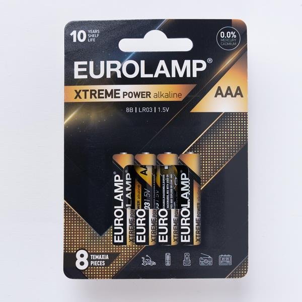 689c0f1c28c34eaca3898a46e483ce99 ΜΠΑΤΑΡΙΑ EXTREME ΑΑΑ (LR03) 8τμχ 1,5V (147-24125) - Image 1