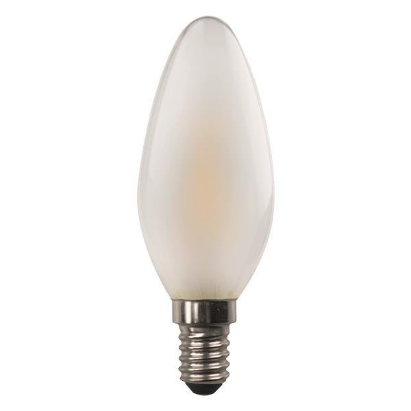 6ed8a40beaa74e2095461ad456702cab ΛΑΜΠΑ LED ΚΕΡΙ CROSSED FILAMENT 6.5W 806lm E14 6500K 220-240V FROST (147-78105) - Image 1
