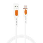 XO NB280 Καλώδιο Δεδομένων Lightning  1M 3A Λευκό (16.005.0342)