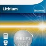 Philips Κουμπί Λιθίου CR2016 (1τμχ) (01.005.0132)