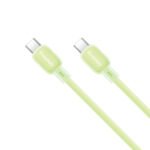 ThreeKey TK-NB09 Καλώδια Σιλικόνης Type-C σε Type-C 60W Πράσινο (16.005.0373)