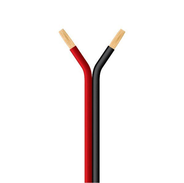 91f07bbb16314d438e04493ca4083dc9 ΚΑΛΩΔΙΑ ΗΧΕΙΩΝ ΜΑΥΡΟ-ΚΟΚΚΙΝΟ 2Χ1.5mm (150-20303) - Image 1