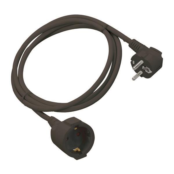 b77dd3deff9547a4a9a210e016ad70e8 ΠΡΟΕΚΤΑΣΗ ΚΑΛΩΔΙΟΥ ΣΟΥΚΟ 3m 3X1.5mm IP20 ΜΑΥΡΗ (147-13011) - Image 1