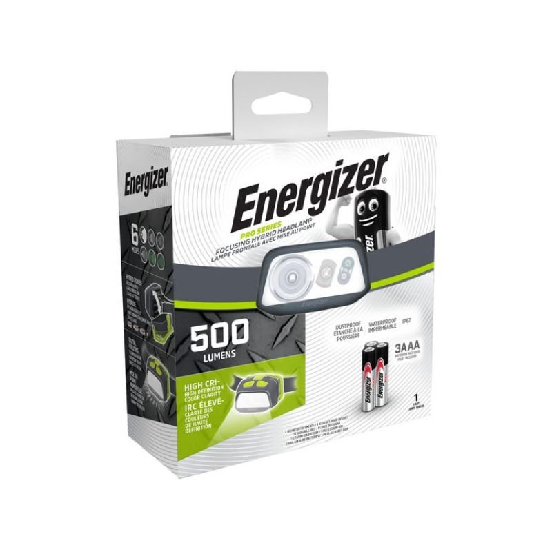 01.011_2_ Energizer Επαναφορτιζόμενος Φακός Κεφαλής LED 500lm IP67 Y25A32P (01.011.0058) - Image 1