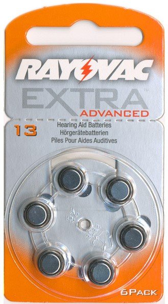 13ea_2 Rayovac Extra Advanced Βαρηκοΐας 13 (6τμχ) (01.008.0008) - Image 1