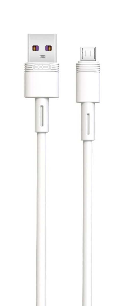 166microwhite_1 XO NB-Q166 5A Καλώδιο Γρήγορης Φόρτισης για Micro Άσπρο (16.005.0095) - Image 1