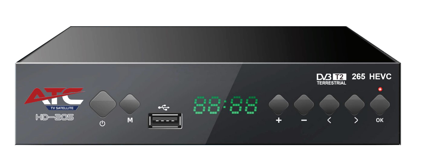 _2024-08-23_114918 ATC Επίγειος Δέκτης ATC HD-205 T2 H.265 (03.007.0037) - Image 1