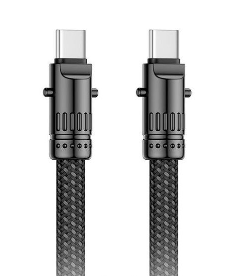 _2024-11-08_140454 XO NB-Q288B Καλώδιο Κράμα Ψευδαργύρου Type-c σε Type-c 60W (16.005.0352) - Image 1