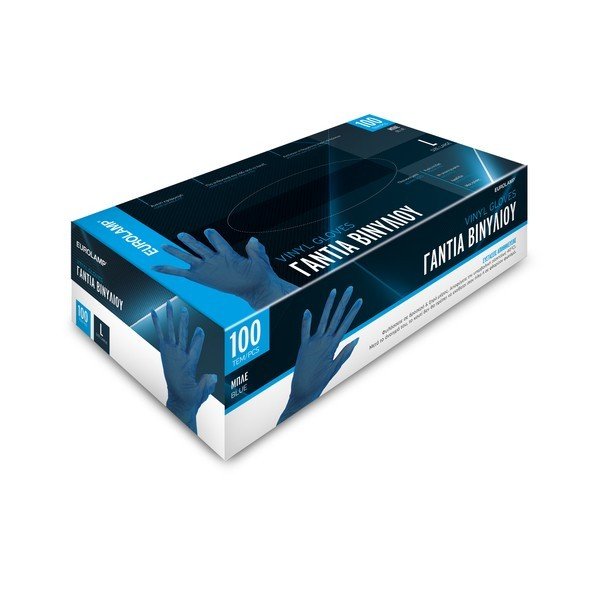 296ab32c367f432084cb5d0ddab7273c ΓΑΝΤΙΑ ΒΙΝΥΛΙΟΥ ΜΙΑΣ ΧΡΗΣΗΣ ΧΩΡΙΣ ΠΟΥΔΡΑ ΜΠΛΕ ΜΕΓΕΘΟΣ SMALL 100ΤΕΜ (147-90960) - Image 1