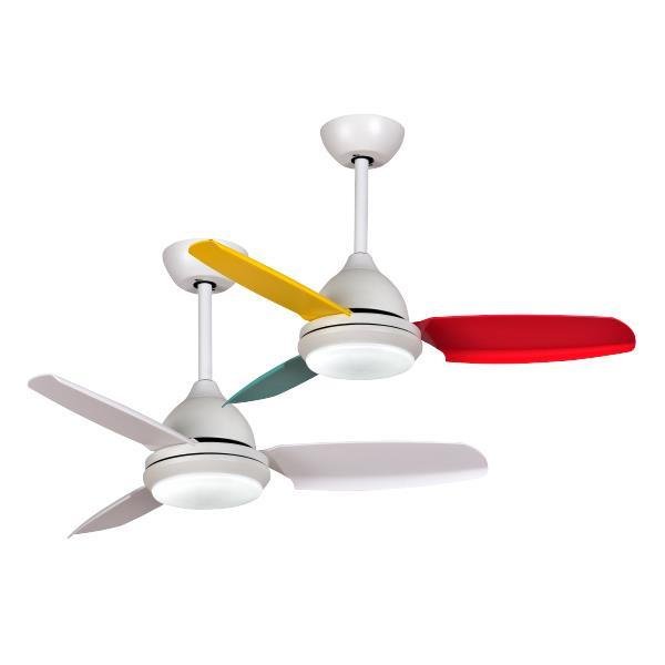 59418aec51074ff49a2b5d9a8e235cc3 ΑΝΕΜΙΣΤΗΡΑΣ ΟΡΟΦΗΣ ΛΕΥΚΟΣ ΜΕ LED ΦΩΣ 3 ΛΕΥΚΕΣ ΚΑΙ 3 ΧΡΩΜΑΤΙΣΤΕΣ ΦΤΕΡΩΤΕΣ ΚΑΙ ΚΟΝΤΡΟΛ Φ107 DC 35W (300-25042) - Image 1