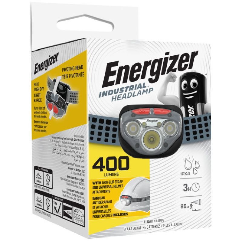 7638900434354_output ENERGIZER LED Φακός Κεφαλής 400lm IPX4 3xAAA HDD323L (01.011.0018) - Image 1