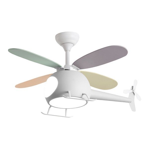 7e5354fc40004559b5945d889bc7e93f ΑΝΕΜΙΣΤΗΡΑΣ ΟΡΟΦΗΣ ΠΑΙΔΙΚΟΣ ΕΛΙΚΟΠΤΕΡΑΚΙ ΛΕΥΚΟΣ 29W ΜΕ LED ΦΩΣ 48W ΚΑΙ ΚΟΝΤΡΟΛ (300-25062) - Image 1