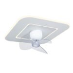 ΑΝΕΜΙΣΤΗΡΑΣ ΠΛΑΦΟΝΙΕΡΑ ΟΡΟΦΗΣ ΤΕΤΡΑΓΩΝΟΣ ΛΕΥΚΟΣ 50x50 DC ΜΟΤΕΡ 15W ΜΕ LED ΦΩΣ 50W (300-25071)