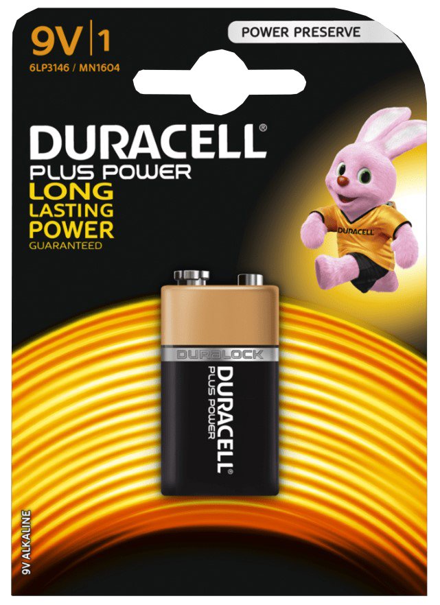 9v_dur Duracell Plus Power 6LR61 9V (1τμχ) (01.001.0069) - Image 1