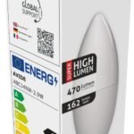 Avide LED Κερί 2.9W E14 Λευκό 4000K Super Υψηλής Φωτεινότητας (15.001.0931)