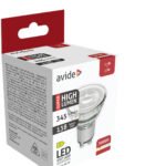 Avide LED Σπότ Αλουμίνιο + Πλαστικό 2.5W GU10 Θερμό 3000K Super Υψηλής Φωτεινότητας (15.001.0954)