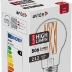 Avide LED Filament Κοινή  3.8W E27 Θερμό 3000K Super Υψηλής Φωτεινότητας (15.001.1049)