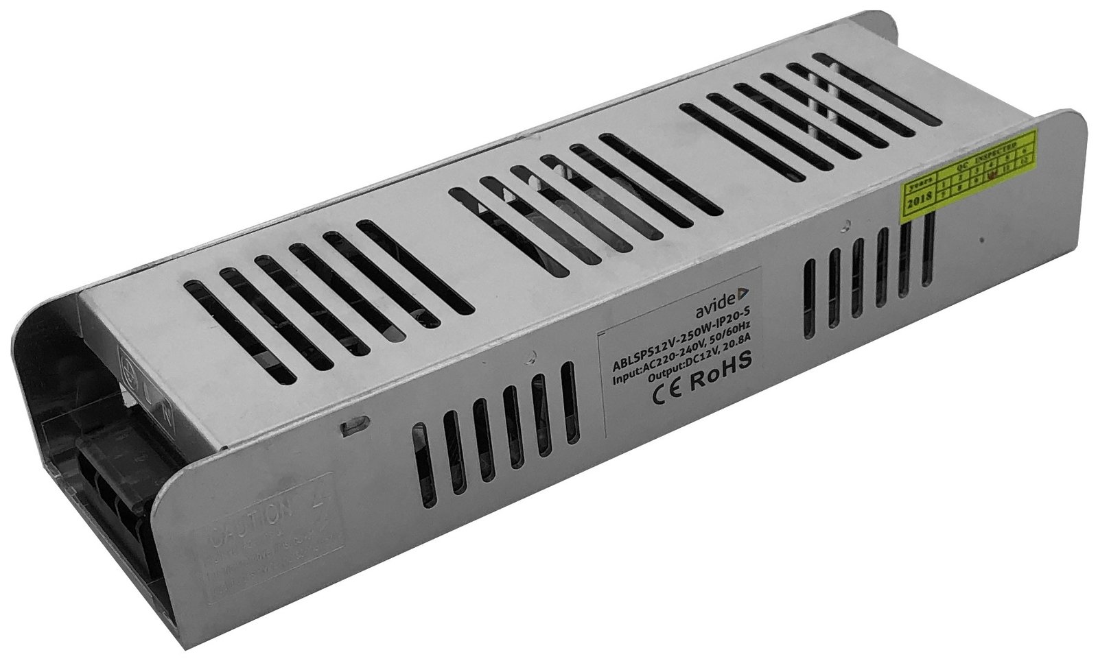 ablsps12v-250w-ip20-s_avide-led-szalag-12v-250w-ip20-slim-tapegyseg Avide Τροφοδοτικό 12V 250W IP20 Slim (15.001.0012) - Image 1