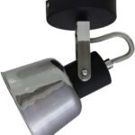 Avide Φωτιστικό Τοίχου Maya 1xE14 Socket Μαύρο (15.001.0757)