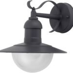 Avide Εξωτερικό Φωτιστικό Τοίχου Imperial 1xE27 IP44 Ανθρακί (15.001.1587)