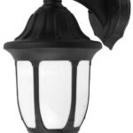 Avide Εξωτερικό Φωτιστικό Τοίχου Mateo-D 1xE27 IP44 Μαύρο (15.001.1641)