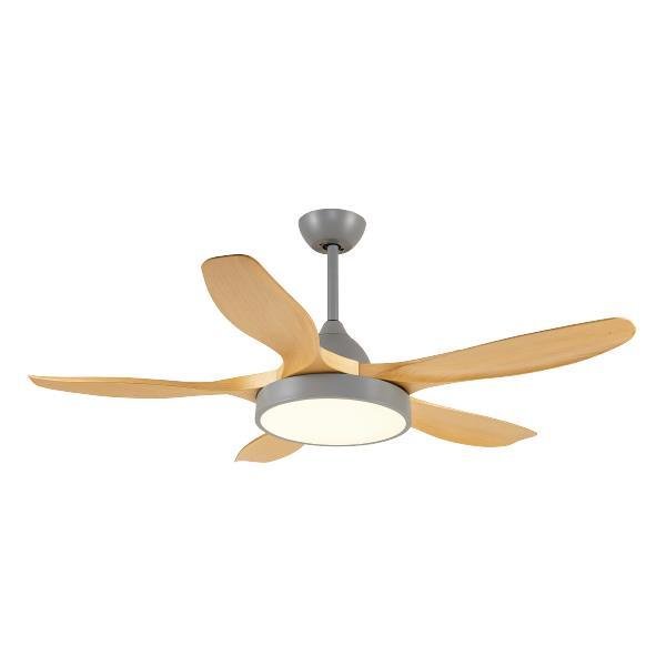 b112764a74424a4cb434cc0747859e74 ΑΝΕΜΙΣΤΗΡΑΣ ΟΡΟΦΗΣ ΓΚΡΙ ΚΑΙ ΞΥΛΟ ΜΕ LED ΦΩΣ ΚΑΙ ΚΟΝΤΡΟΛ Φ137 DC 55W (300-25039) - Image 1