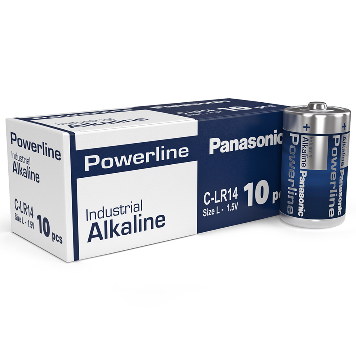 c_2__28617 Panasonic Powerline C LR14AD Αλκαλική Μπαταρία (10τμχ) (01.001.0120) - Image 1