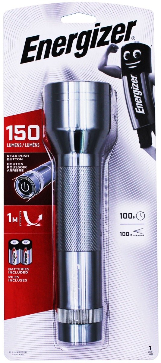 energizer-300696001-metal-led-incl-2xd Flashlight ENERGIZER Metal LED 2x D (01.011.0003) - Image 1