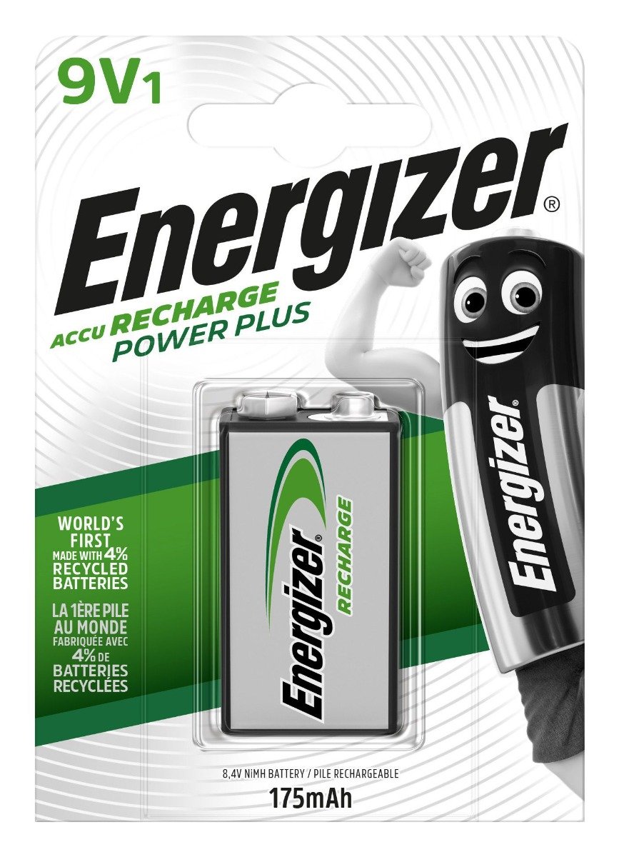 energizer-power-plus-hr22-9v-175mah-bl1 Energizer Επαναφορτιζόμενη HR22 9V 175mAh (1τμχ) (01.003.0084) - Image 1