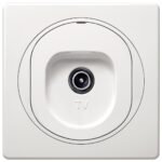 EON TV aerial socket for individual systems, white (15.005.0076)