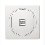 EON 2xUSB charger 2,1A 5V, white (15.005.0064)