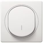 EON 101 Single-pole switch with indication white E625.00 (15.005.0085)