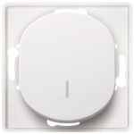 EON E625.0 Single-pole switch with indication without cover frame white (15.005.0211)