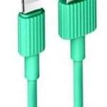 XO NB156 USB Καλώδιο Φόρτισης για Lightning Πράσινο (16.005.0102)
