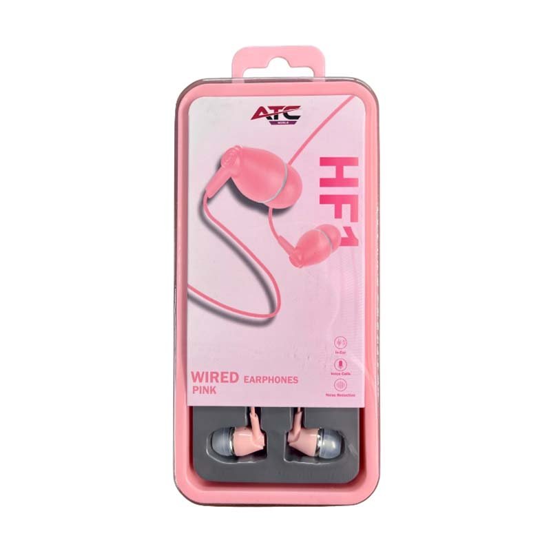 hf1_pink ATC-HFr1 Ενσύρματα Ακουστικά Handsfree 3,5mm Ροζ (20.001.0029) - Image 1