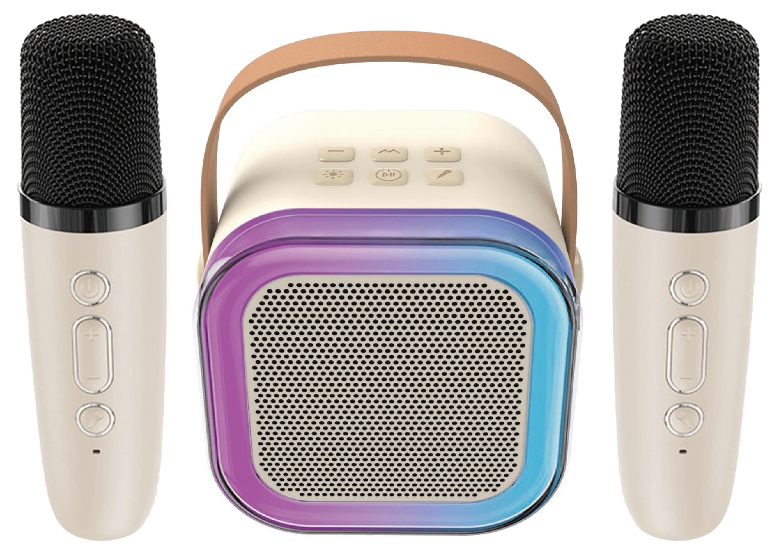 k12 ATC-13 Ασύρματο Ηχείο Καραόκε με 2 Μικρόφωνα 5W RGB (20.001.0015) - Image 1