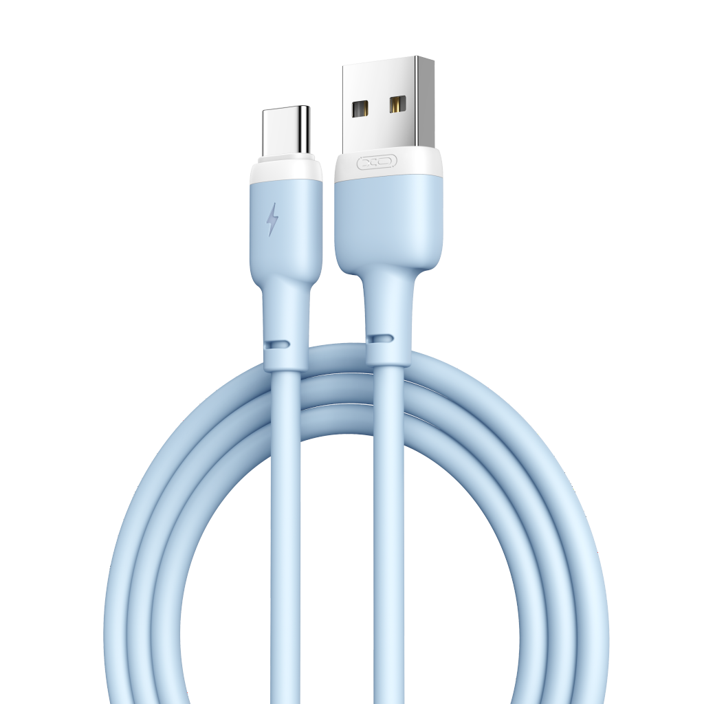 l_29_ XO NB208 Καλώδιο Φόρτισης + Data TypeC 1m Μπλέ (16.005.0238) - Image 1