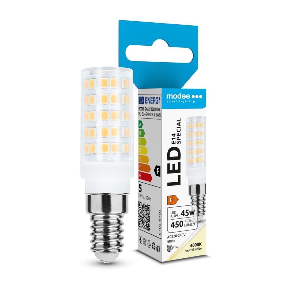 media-1710167121743 Modee Lighting Λάμπα LED Izzo Special Κεραμιική 4.3W E14 360° 4000K 450lm ERP (40.001.0056) - Image 1