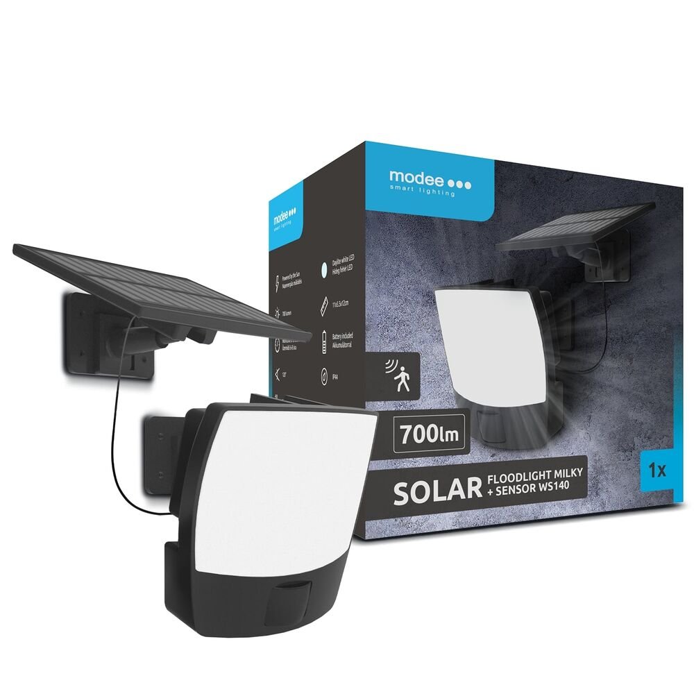 media-1741182807488 Modee Lighting Ηλιακός Προβολέας LED WS140 με Αισθητήρα 700lm (40.002.0038) - Image 1