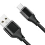 XO NB291 Καλώδιο Φόρτισης & Μεταφοράς Δεδομένων Type-C 6A Μαύρο (16.005.0376)