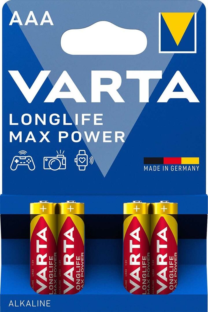 varta_longlife_max_power_4703_aaa_bl4-04377f43 Varta Longlife Max LR03 AAA (4τμχ) (01.001.0026) - Image 1