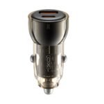 XO car charger CC60 60W 1x USB 1x USB-C black (GSM177854)