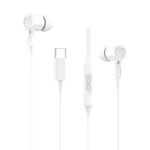 XO wired earphones EP81 USB-C white (GSM187572)