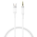 XO cable audio NB-R279B USB-C - jack 3,5mm 1,0m white (GSM188175)