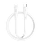 BWOO silicone cable X329CL 27W USB-C - lightning 1m white (GSM194972)
