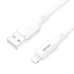BWOO 3A silicone cable X329L usb - lightning 3A 1m white (GSM194969)