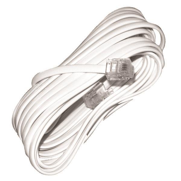 ab7fefb43d47420f8042bc9249bc5e98 ΠΡΟΕΚΤΑΣΗ ΤΗΛΕΦΩΝΟΥ A.T. ΛΕΥΚΗ 3m 6P4C Rj11 (147-10062) - Image 1