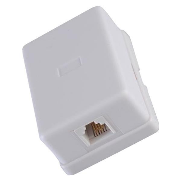 f6ee1207356c4392801eacbaba8f08f1 ΠΡΙΖΑ ΤΗΛΕΦΩΝΟΥ ΕΞΩΤΕΡΙΚΗ A.T. MONH ΑΥΤΟΚΟΛΛΗΤΗ RG45 CAT-5e (147-16052) - Image 1