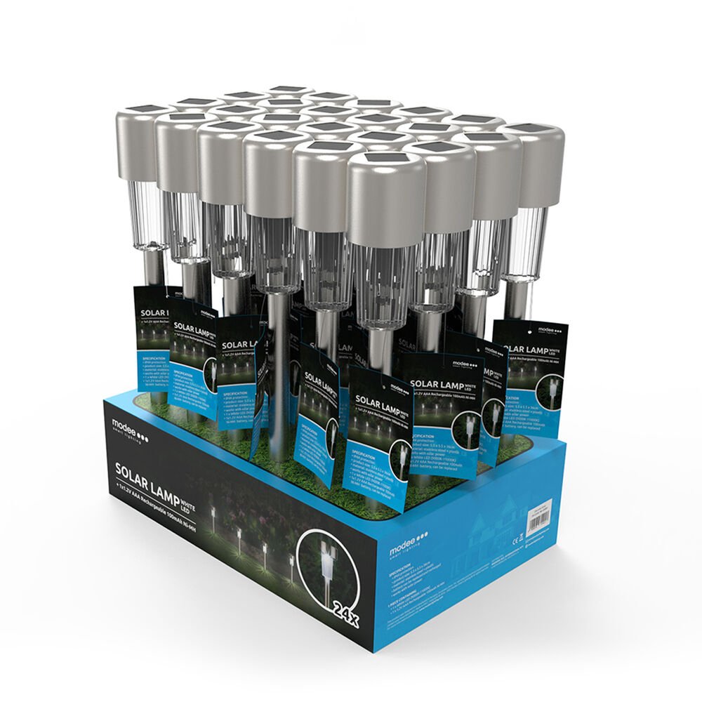 media-1645102793872 Modee Lighting LED Ηλιακό Φωτιστικό Κήπου GS001 36cm (40.002.0039) - Image 1