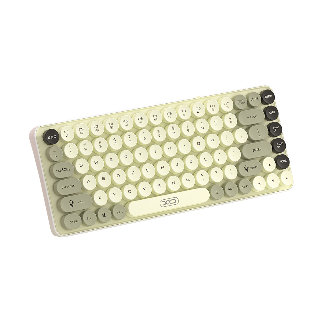 xokb-12_1_ XO KB-12 Ασύρματο Πληκτρολόγιο Bluetooth Tri-Colour Γκρι (16.001.0314) - Image 1